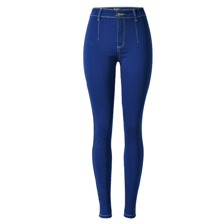 Women's Jeans Elasticity Slim High Waist Pencil Pants For Women