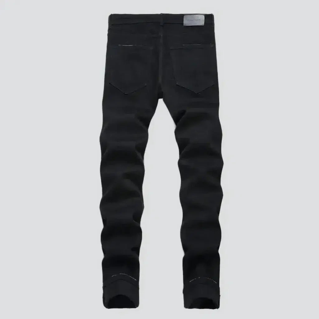 Y2k men's letter-print jeans