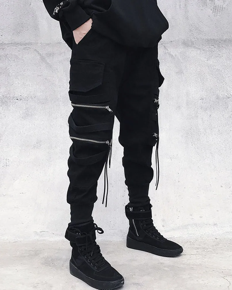 Zip Pocket Cargo Pants