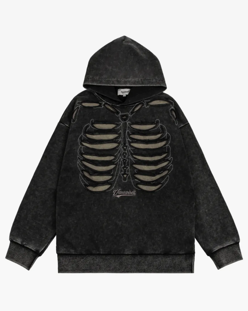 Skeleton Ribcage Hoodie