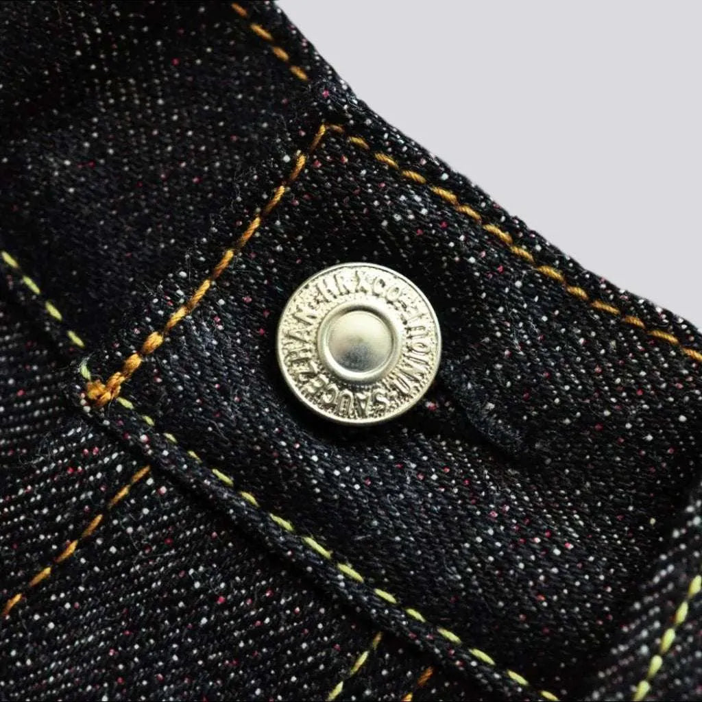 16.5oz tapered men's selvedge jeans