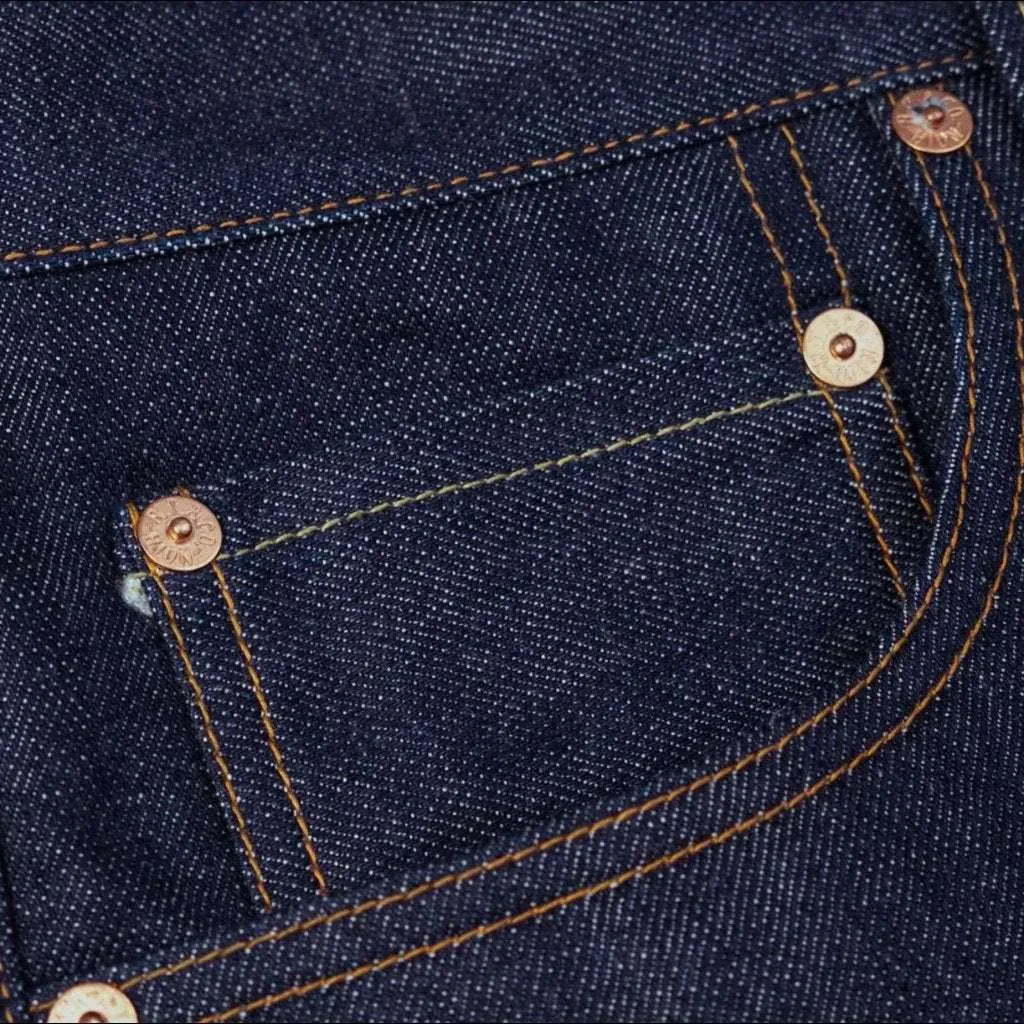 14oz raw men's selvedge jeans