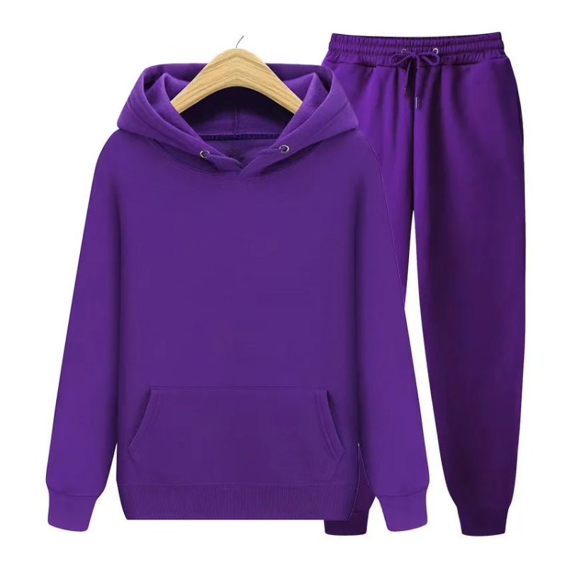 2 Pieces Hooded Tracksuit Sets