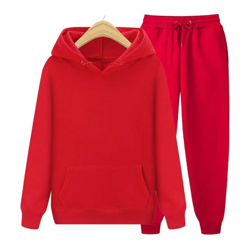 2 Pieces Hooded Tracksuit Sets