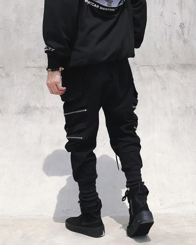 Zip Pocket Cargo Pants