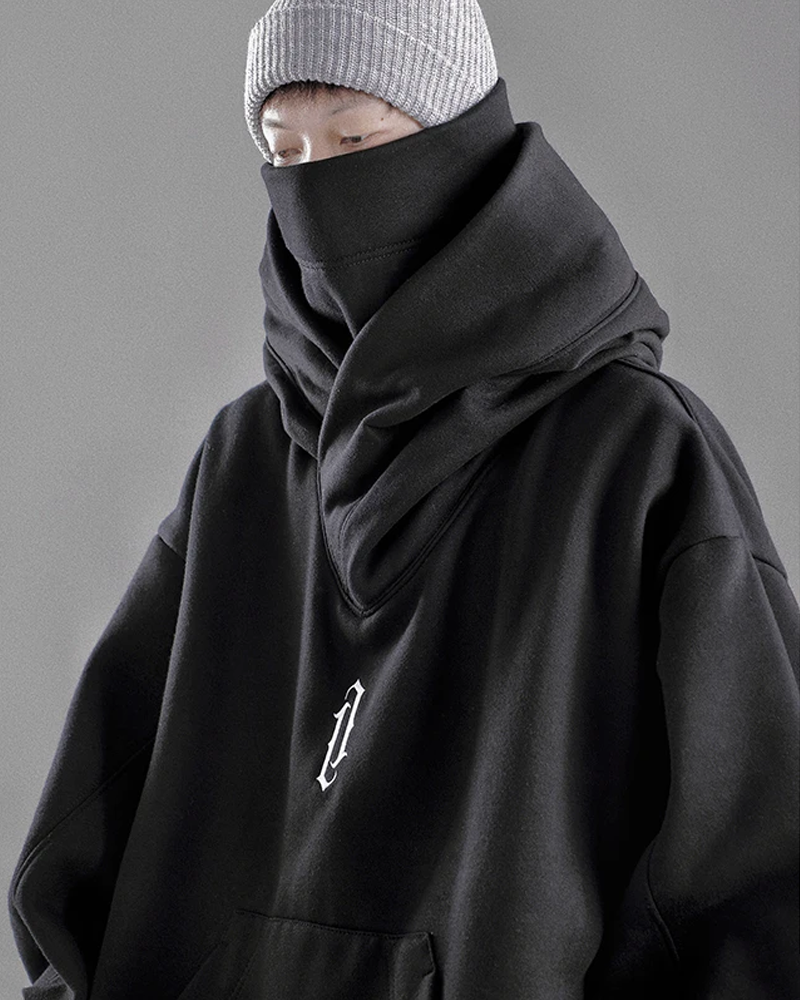 High Collar Hoodie