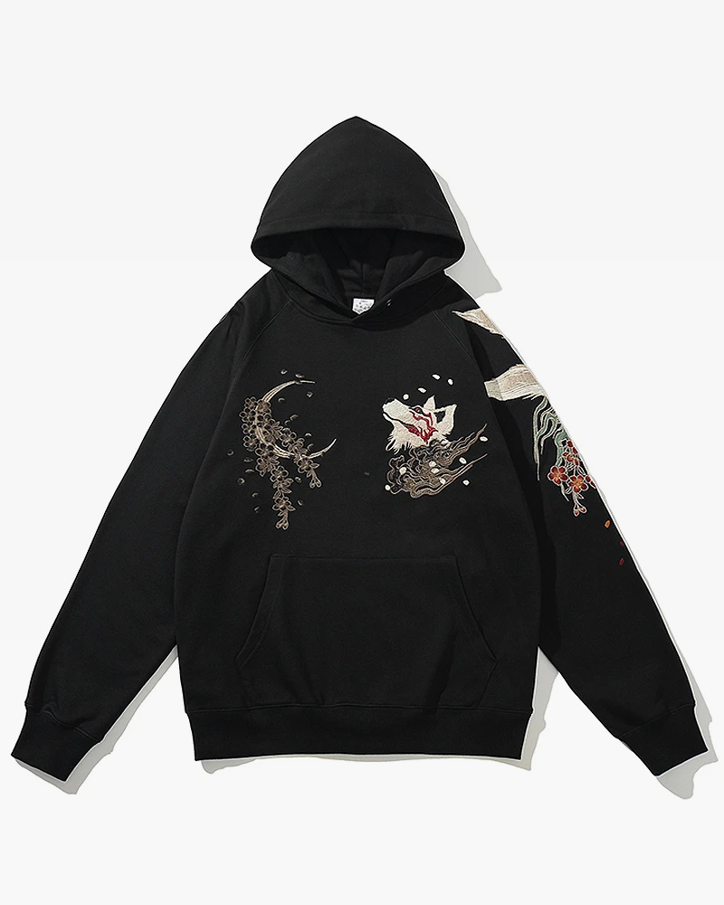 Japanese Embroidered Hoodie