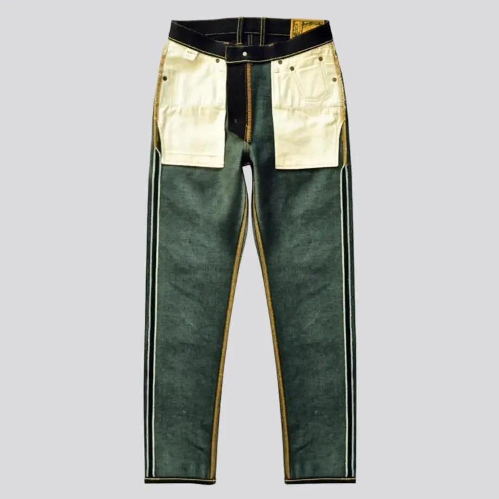 Y2k men's tapered jeans