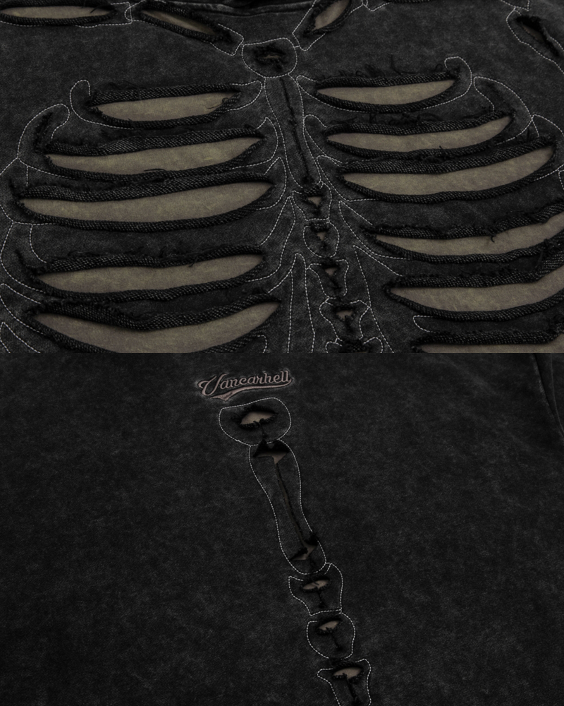 Skeleton Ribcage Hoodie