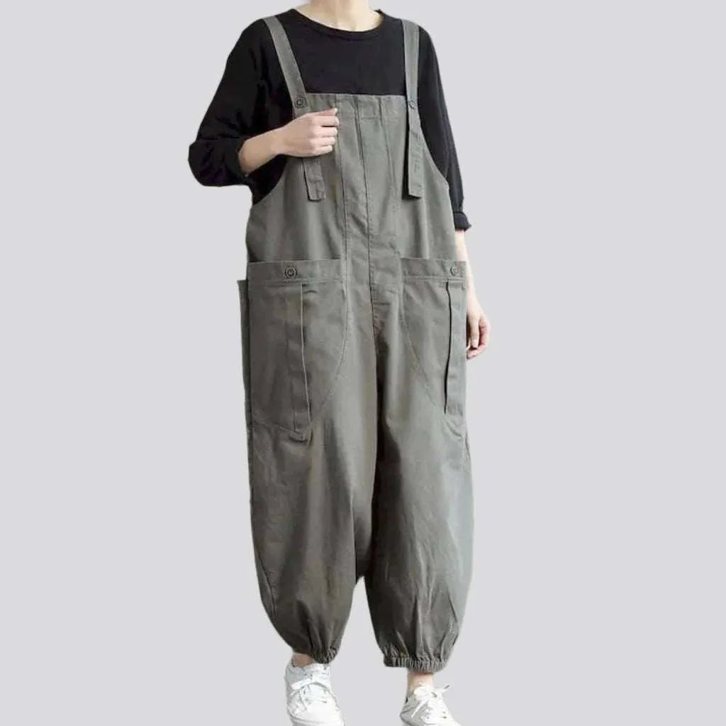 Y2k women's denim overall