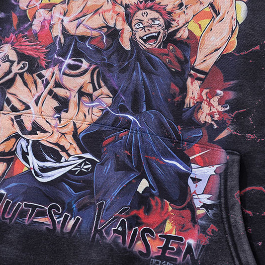 Jujutsu Kaisen Washed Hoodies