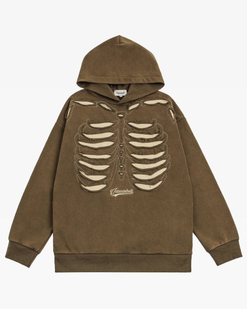 Skeleton Ribcage Hoodie