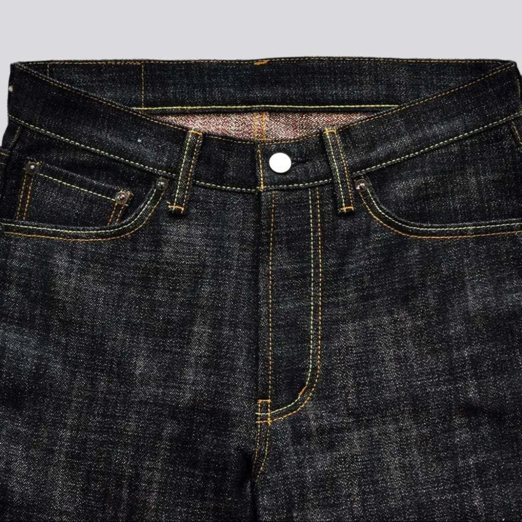 16.5oz tapered men's selvedge jeans