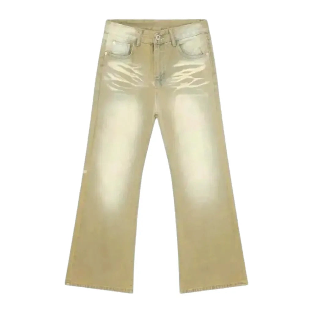 Y2k street style fashion men's jeans