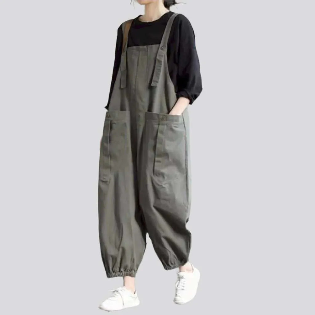 Y2k women's denim overall