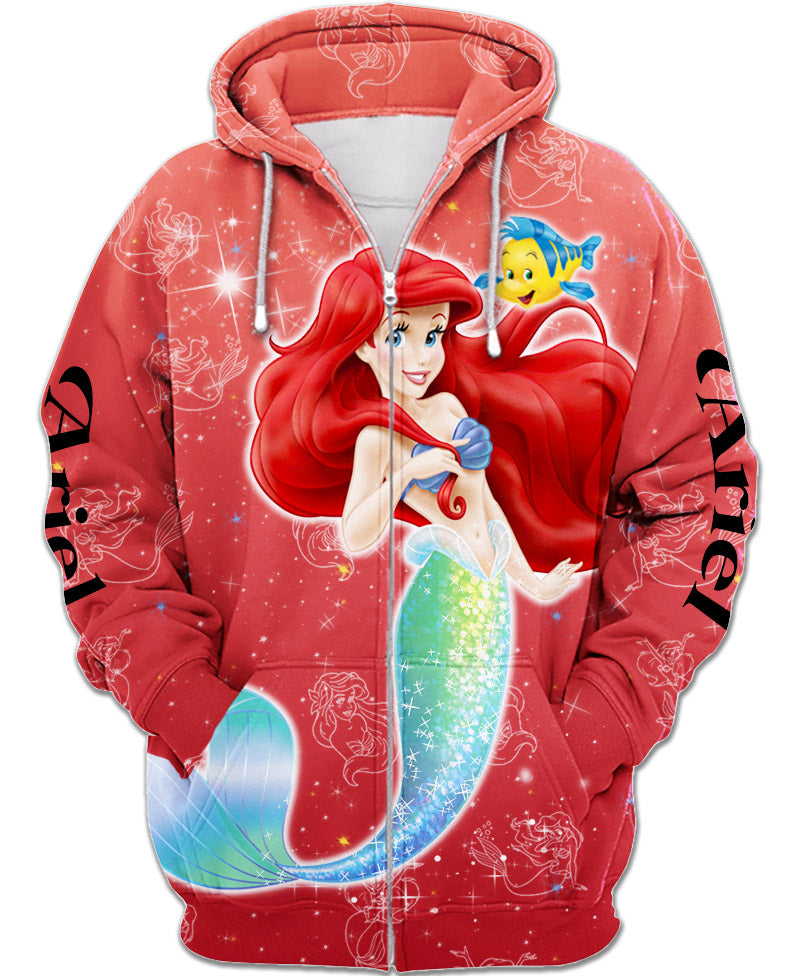 The Little Mermaid Zip-up Hoodie