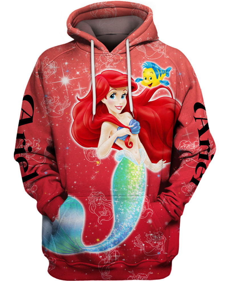 The Little Mermaid Zip-up Hoodie