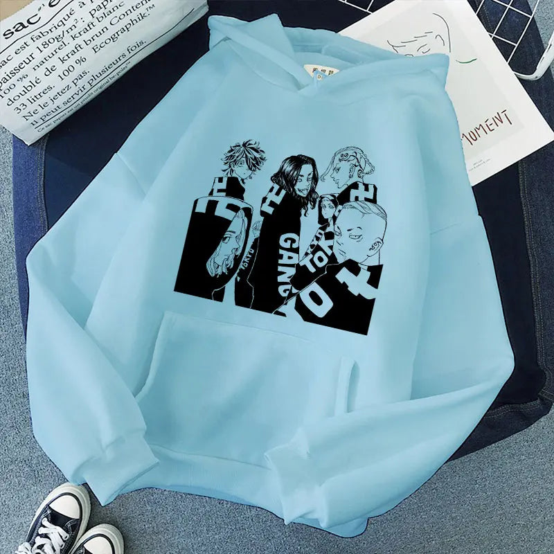 Y2K Tokyo Revengers Anime Hoodie