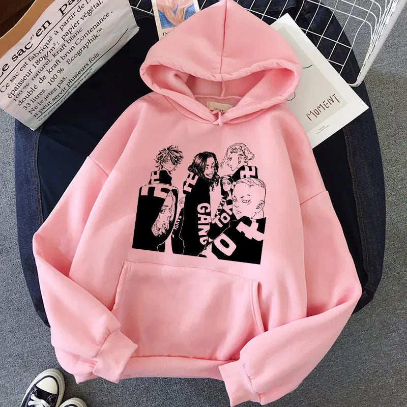 Y2K Tokyo Revengers Anime Hoodie