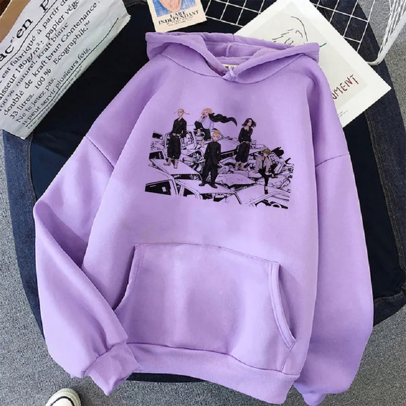 Y2K Tokyo Revengers Anime Hoodie