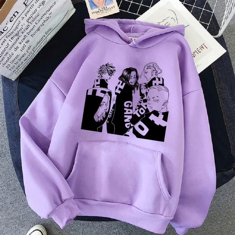 Y2K Tokyo Revengers Anime Hoodie