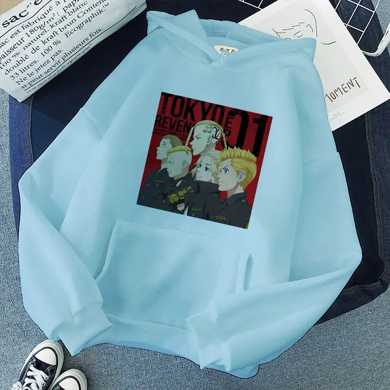 Y2K Tokyo Revengers Anime Hoodie