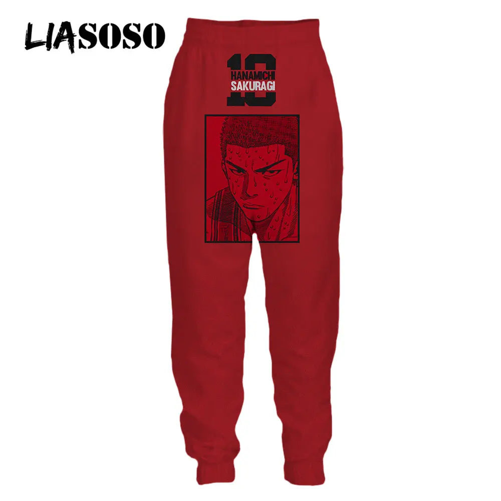 3D Print Japanese Anime Slam Dunk Sweatpants Basketball Men's Women Sweat Pants Jogging Casual Hip Pop Fitness Pants