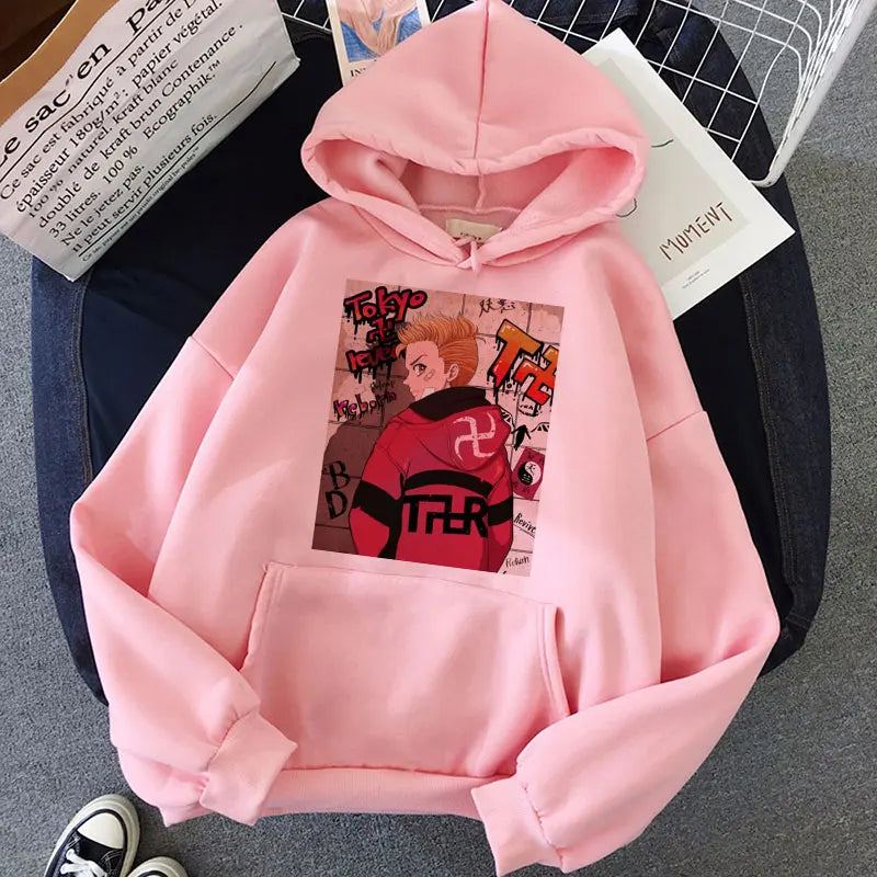 Y2K Tokyo Revengers Anime Hoodie