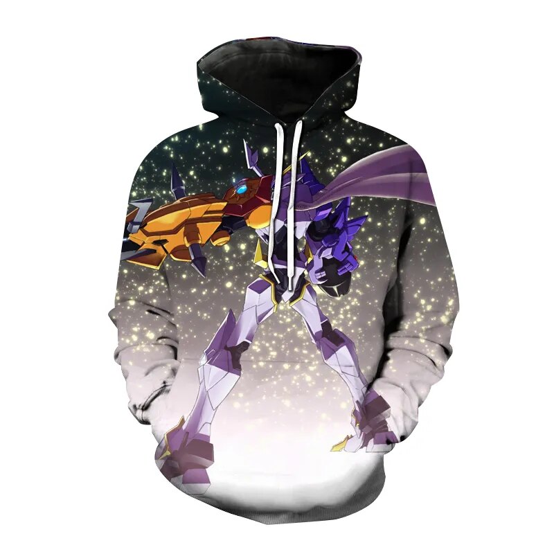 Anime Digimon Adventure 3D Print Hoodie Fashion Unisex Streetwear Oversized Sweatshirt Hoodies Kids Pullover Sportswear