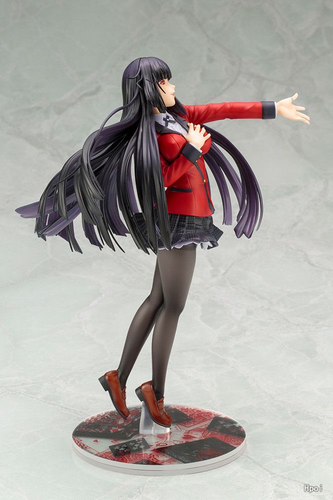 22cm Kakegurui Anime Figure Jabami Yumeko Action Figure Kakegurui Uniform Ver. Mary Saotome Figurine Collection Model Doll Toys