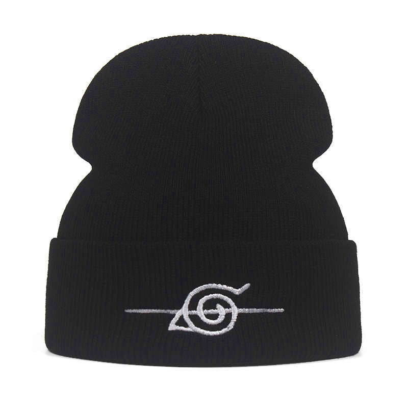 2021 new  Beanie Embroidery Uchiha Uzumaki Payne men women Knit Cap Knitted Hat Skullies Warm Winter Unisex Ski Hip Hop Hat