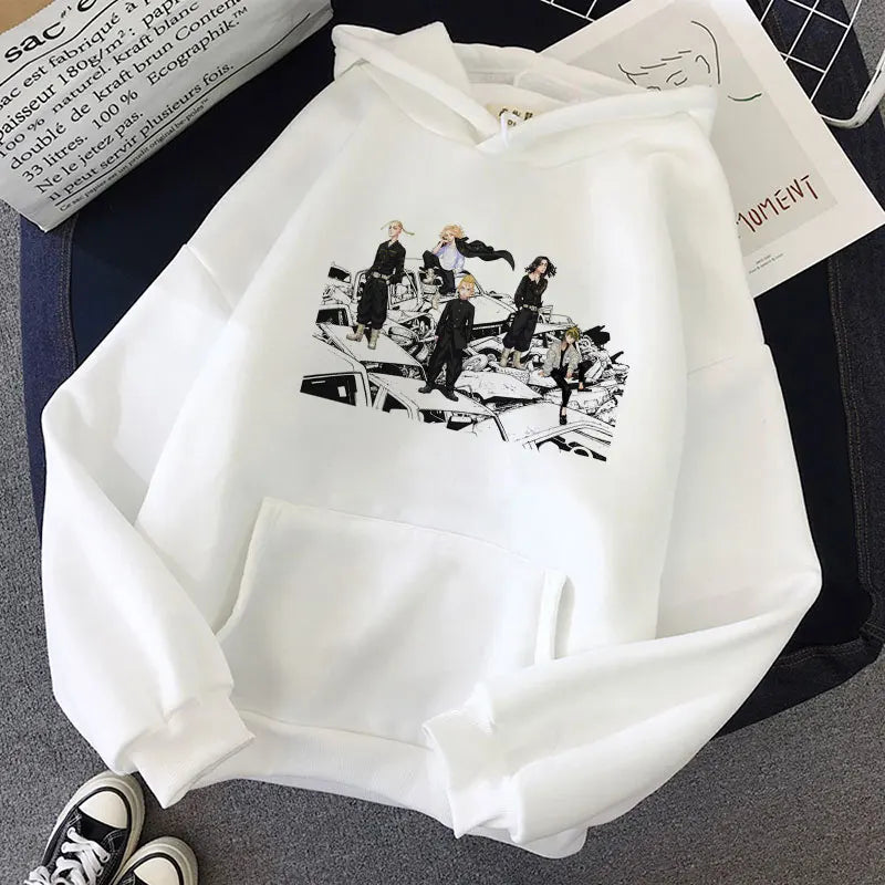 Y2K Tokyo Revengers Anime Hoodie