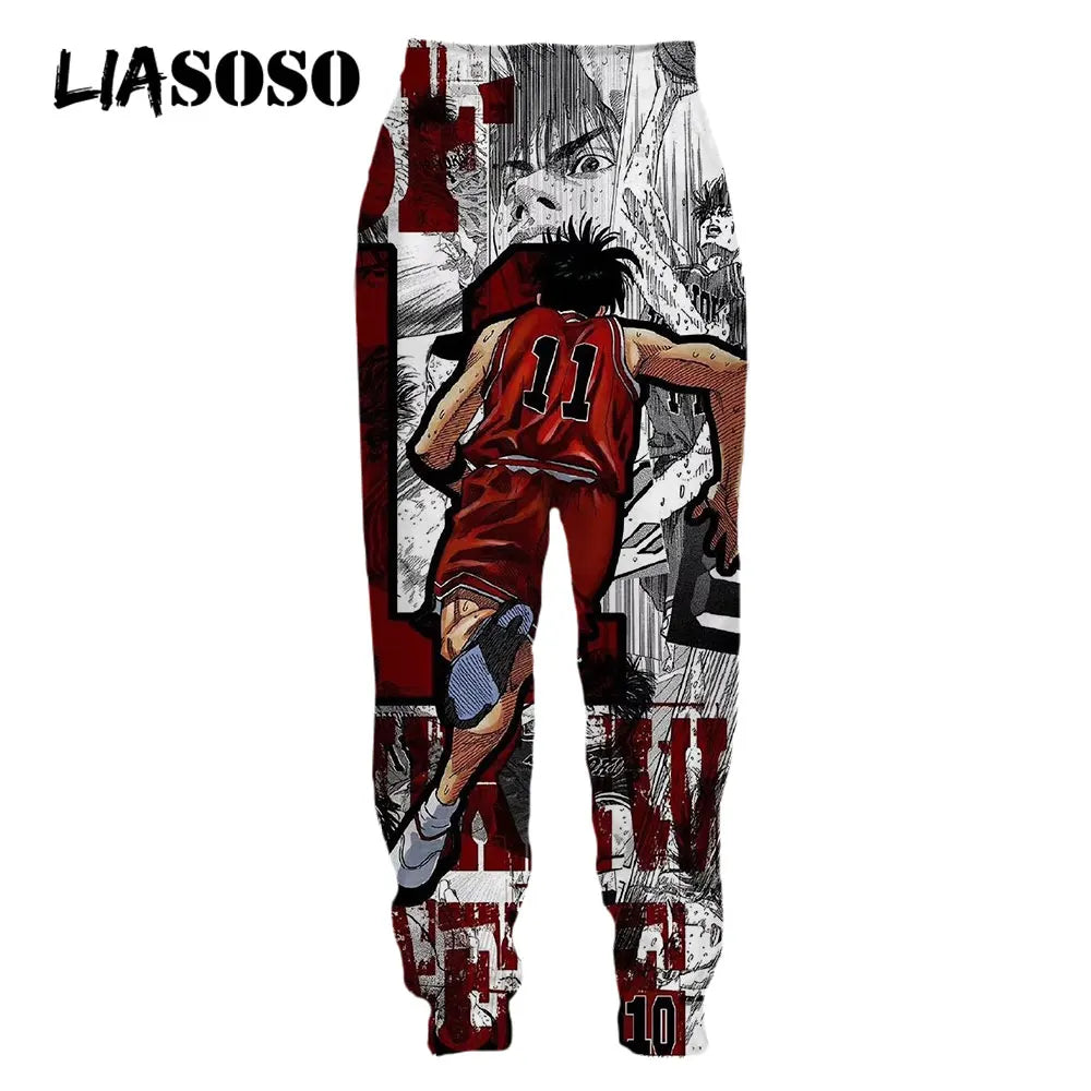 3D Print Japanese Anime Slam Dunk Sweatpants Basketball Men's Women Sweat Pants Jogging Casual Hip Pop Fitness Pants