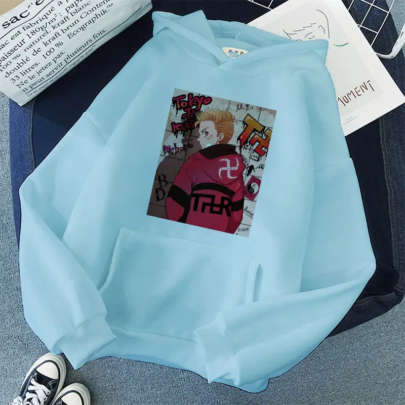 Y2K Tokyo Revengers Anime Hoodie