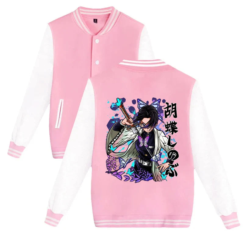 Demon Slayer Kochou Shinobu Baseball Jacket