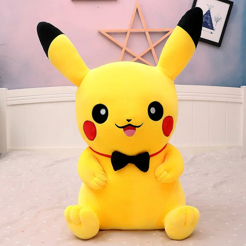 40-60cm Pokemon Pikachu Plush Toys Pillow Anime Elf Plush Doll Soft Stuffed Kawaii Pikachu Doll Xmas Gift For Kids