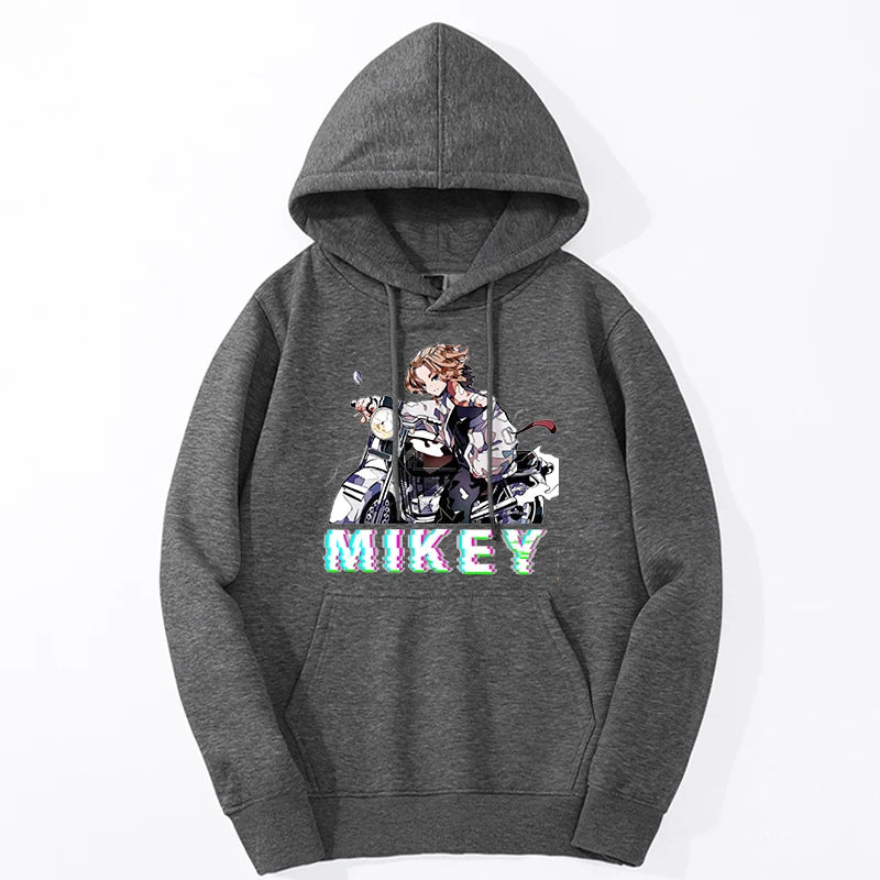 Tokyo Revengers Winter Hoodies Men Women Mikey Anime Hooded Sweatshirts New Harajuku Casual Sportswear Sudaderas