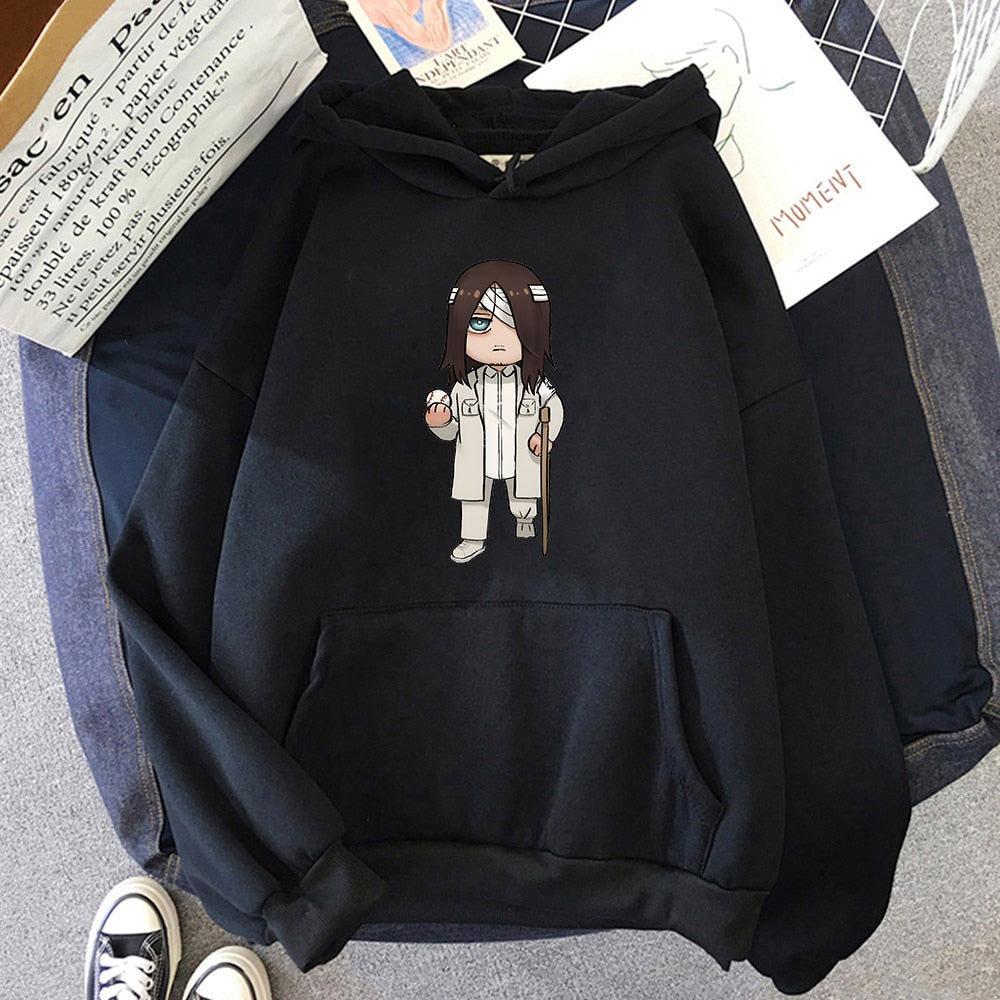 Attack on Titan Eren Yeager Cute Anime Hoodie High Quality