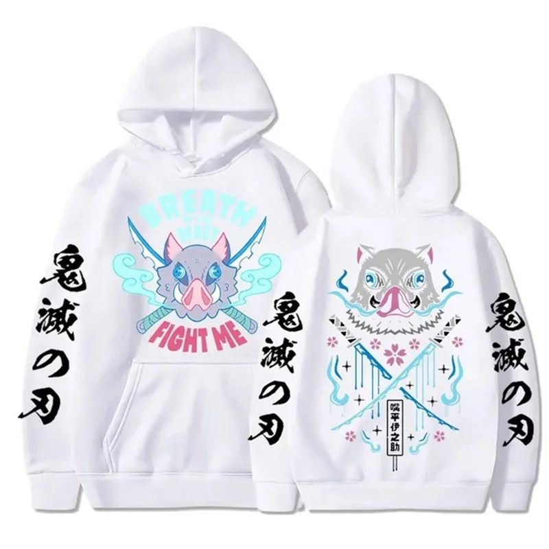 Anime Demon Slayer Hoodie Cotton Pullover