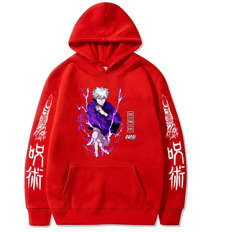 Anime Jujutsu Kaisen Hoodie Men Women Sweatshirt Streetwears Winter and Autumn Anime New in Sweatshirts Plus Size Hoodie