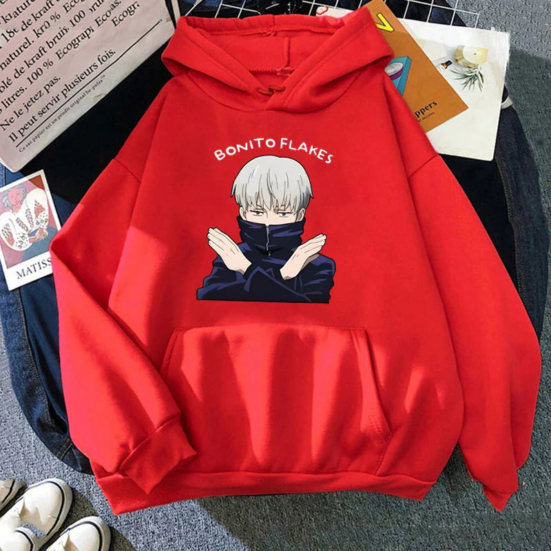 Anime Jujutsu Kaisen Inumaki Toge Unisex Hoodie - Casual Long Sleeve Sweatshirt