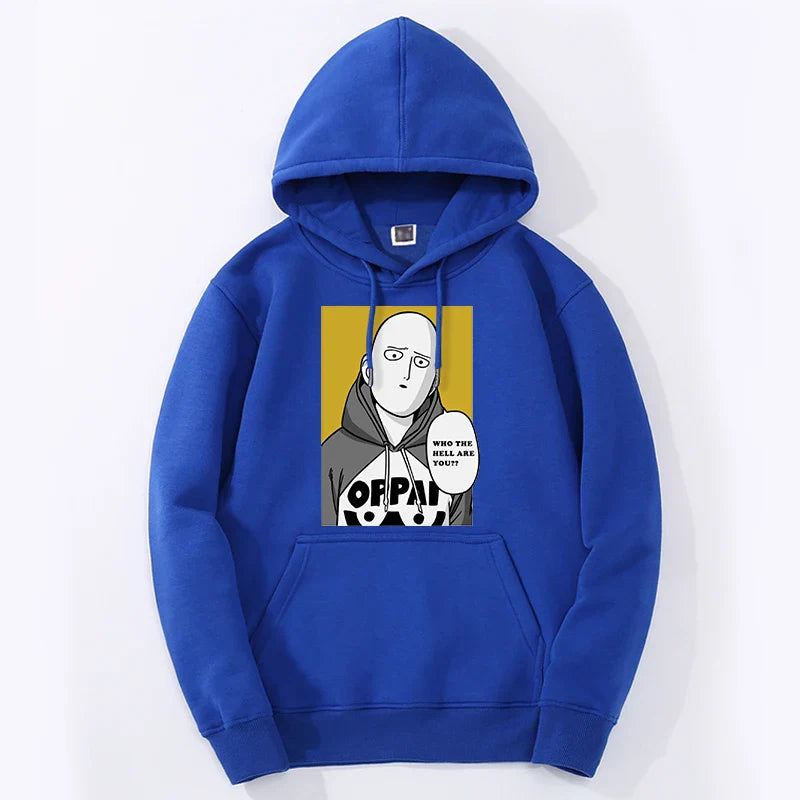 One Punch Man Graphic Hoodie Pullover Japan Anime Saitama Mens Sweatshirts Harajuku New Fleece Pullover Sudaderas