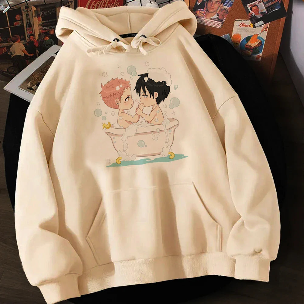 Anime Hoodie Aesthetic Clothes Women Winter Tops Manga He Tian & Mo Guan Hoodies Harajuku Unisex Sweatshirts Vintage