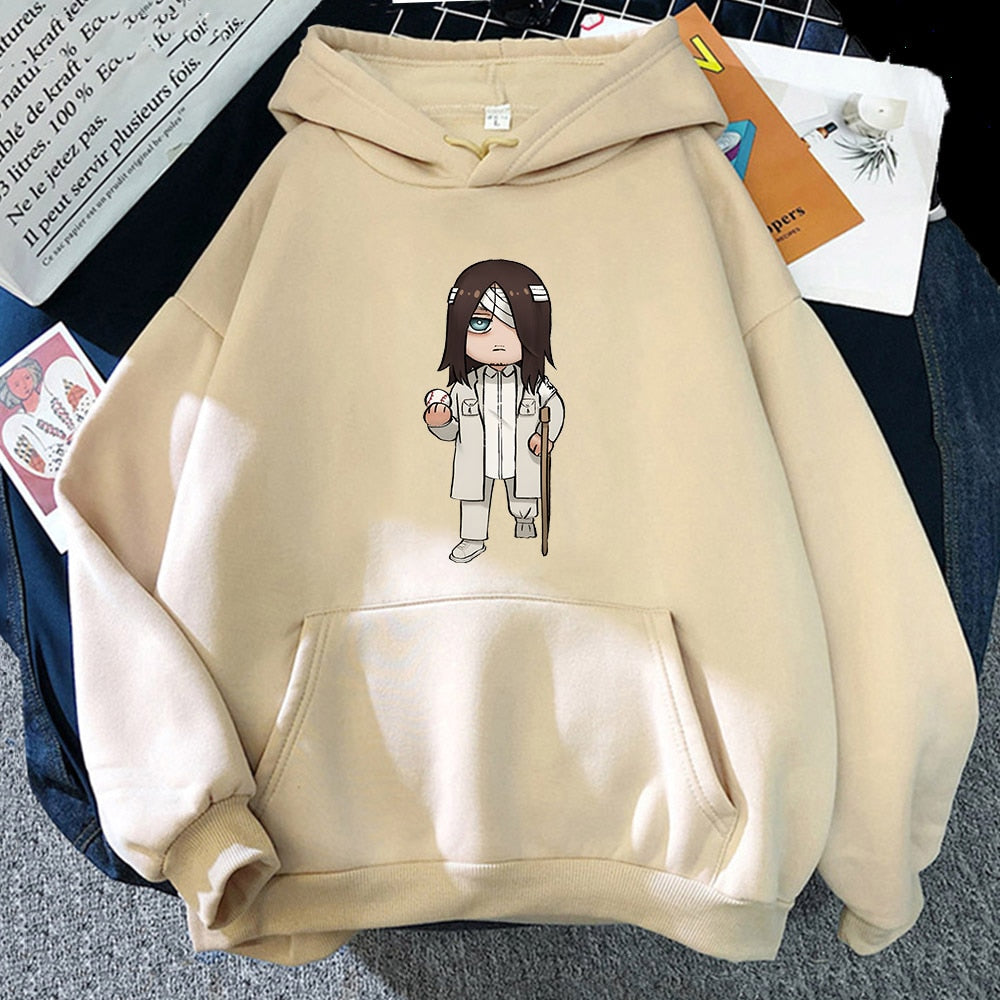 Attack on Titan Eren Yeager Cute Anime Hoodie High Quality