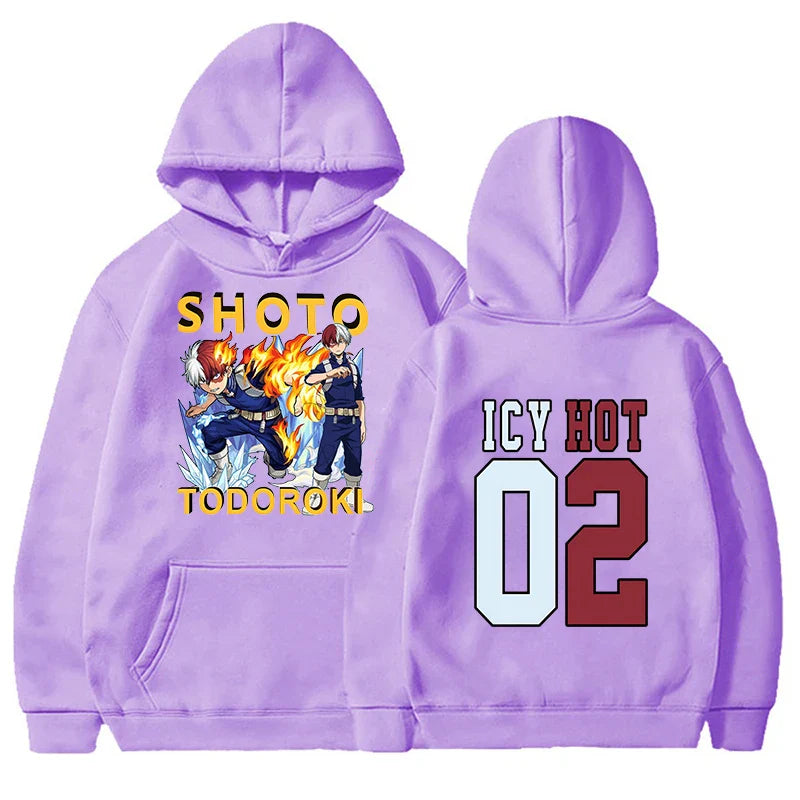 My Hero Academia Todoroki Shoto Anime Hoodie - Unisex Harajuku Style Sweatshirt