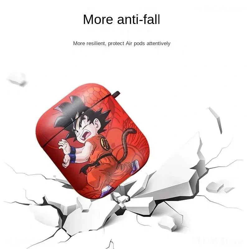 Dragon Ball Goku Wireless Bluetooth Earphone Case for Apple Airpods 1 2 3rd Case for AirPods Pro Case Skin Sticker Birthday Gift