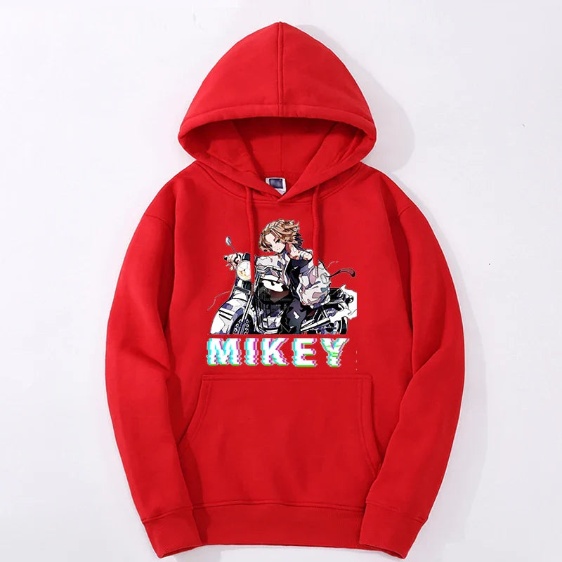 Tokyo Revengers Winter Hoodies Men Women Mikey Anime Hooded Sweatshirts New Harajuku Casual Sportswear Sudaderas