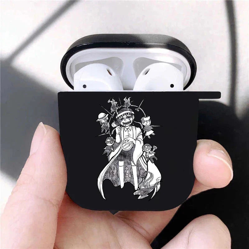 Junji Ito Collection Tees Horror Soft silicone TPU Case For AirPods Pro 1 2 3 luxury Black Wireless Bluetooth Earphone Box Cover