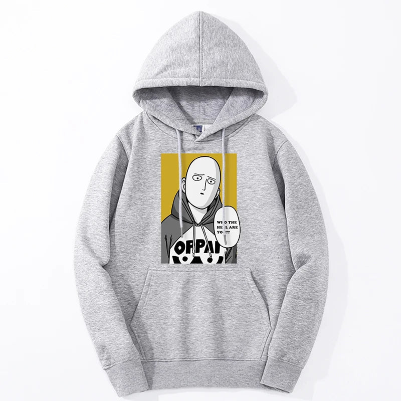 One Punch Man Graphic Hoodie Pullover Japan Anime Saitama Mens Sweatshirts Harajuku New Fleece Pullover Sudaderas