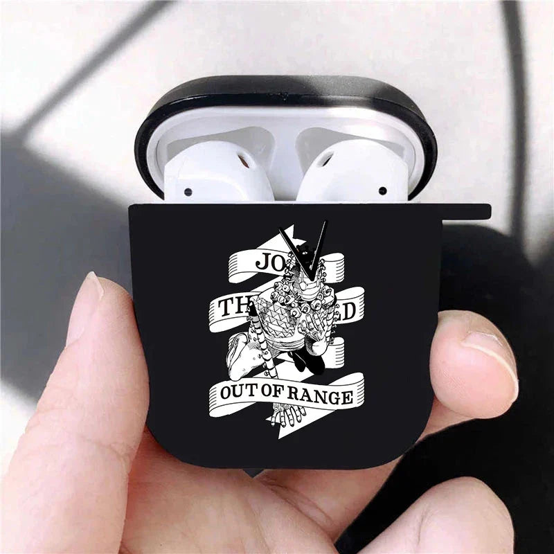 JoJo's Bizarre Adventure JoJo Anime Soft silicone TPU Case For AirPods Pro2 1 2 3 Black Wireless Bluetooth Earphone Box Cover